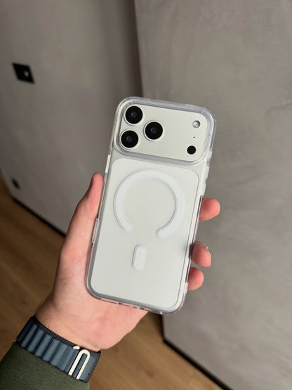 Magsafe Clear 💯 Transparent Crystal Case