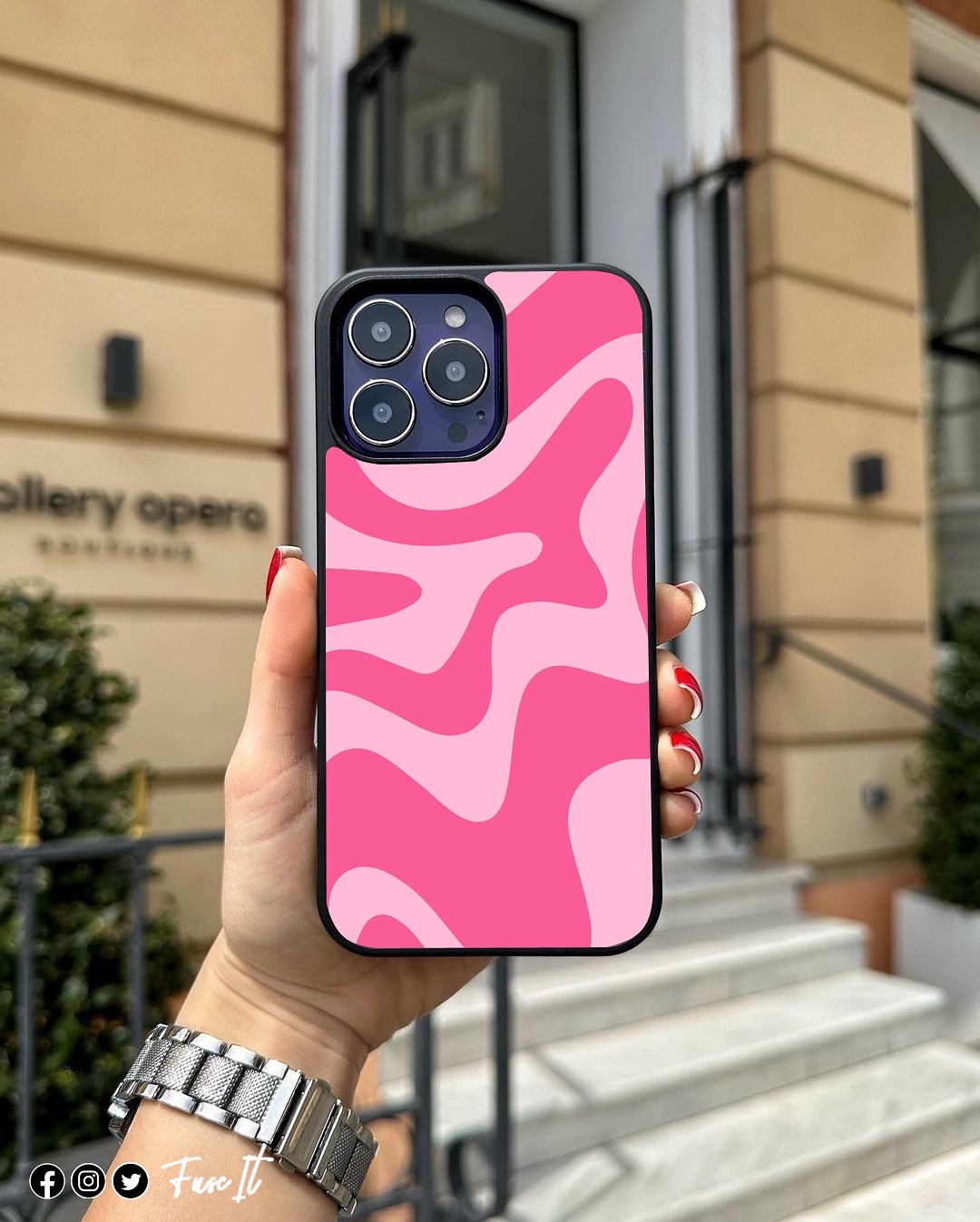 New Glossy Plated Custumize Printed Case For All Smart Phones
