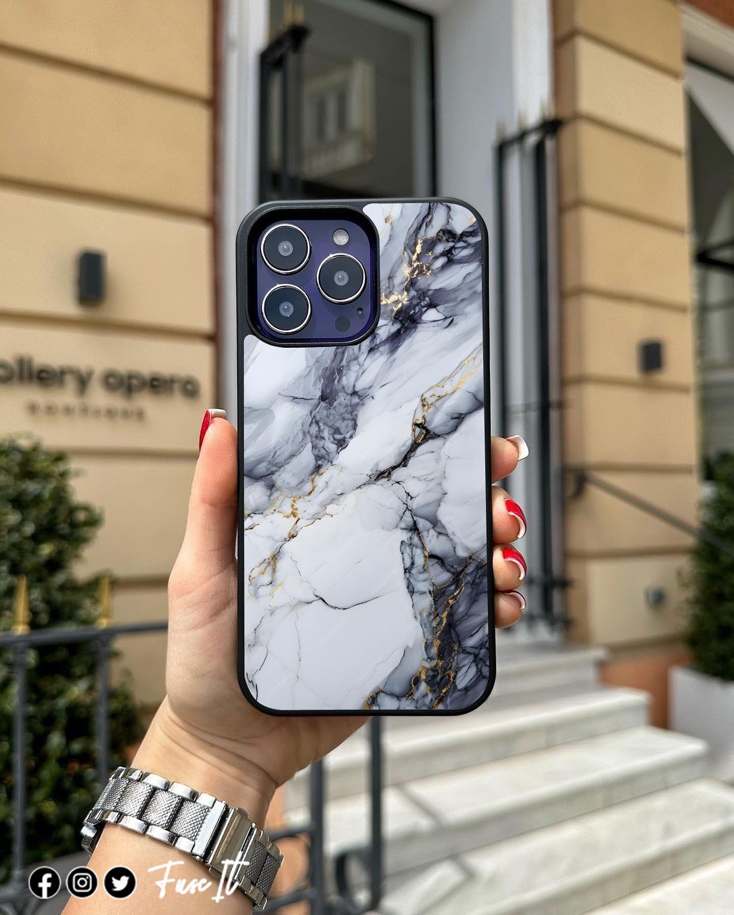 New Glossy Plated Custumize Printed Case For All Smart Phones