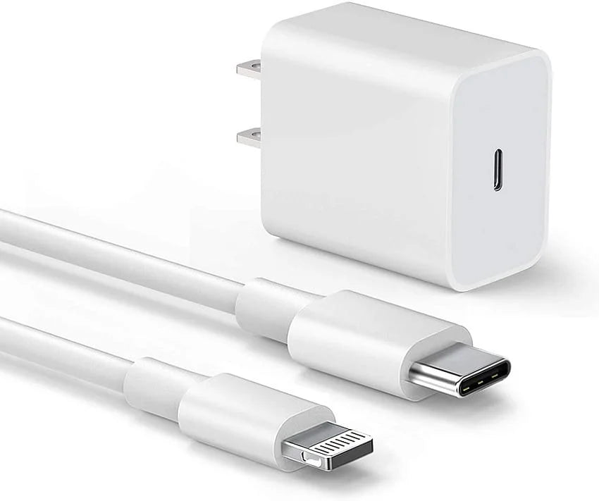 2 Pin 20W Fast Charging Adapter With Cable