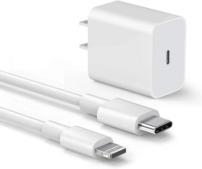 2 Pin 20W Fast Charging Adapter With Cable