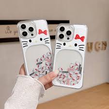 Hello Kitty Waterfall Moving Icon Case 🐱