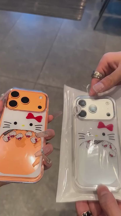 Hello Kitty Waterfall Moving Icon Case 🐱