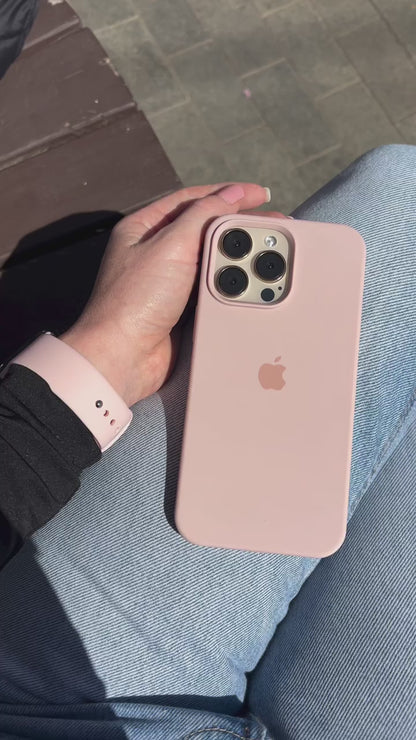 Sand Pink (Nude Pink) Silicon Case With Soft Padding 🎊
