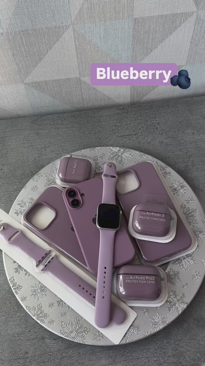 Mauve (Blush Pink) Silicon Case With Soft Padding