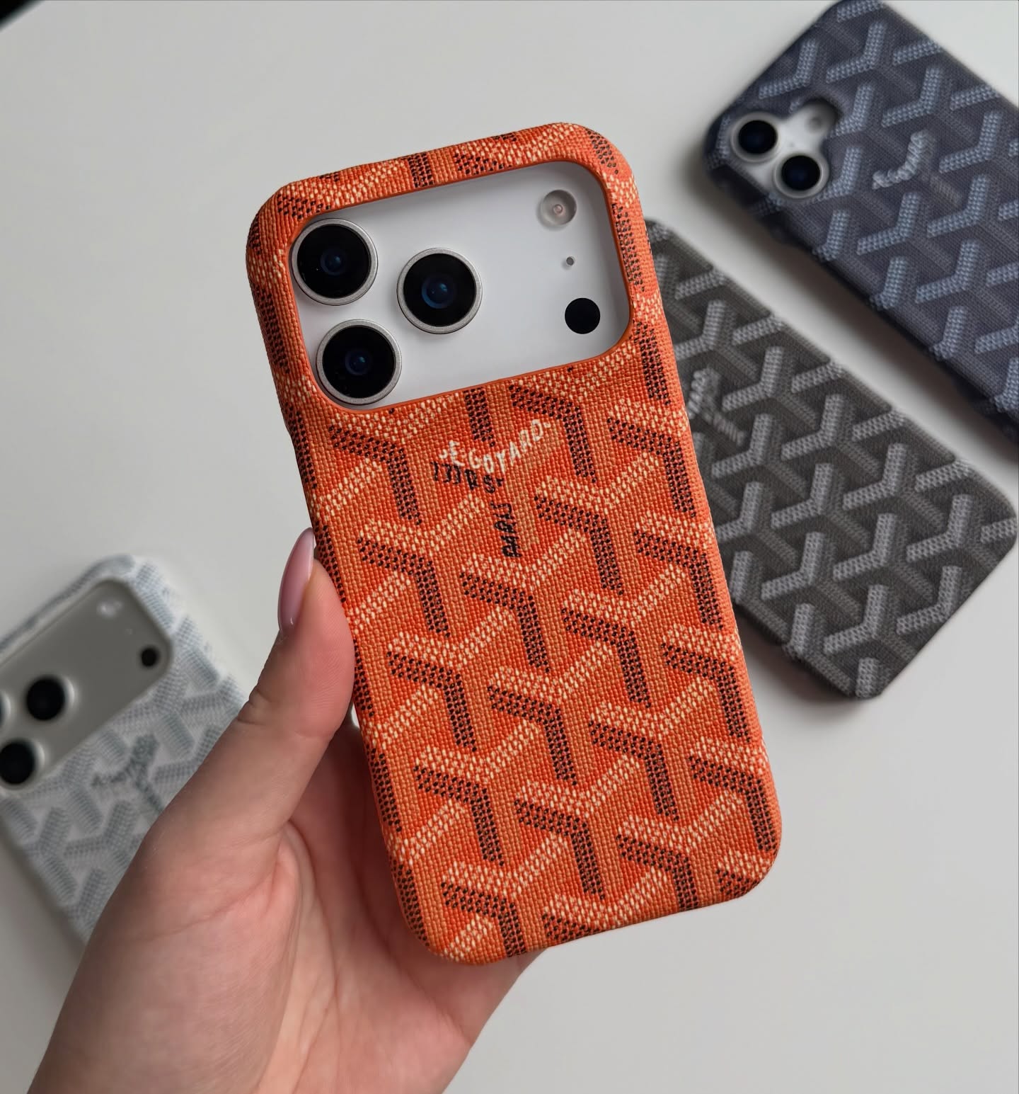 NEW Goyard Leather Fabric Case 💪🏻