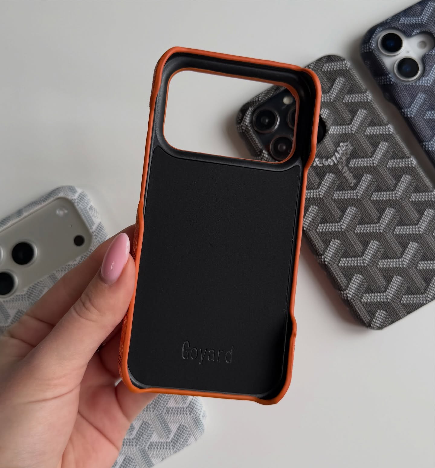 NEW Goyard Leather Fabric Case 💪🏻